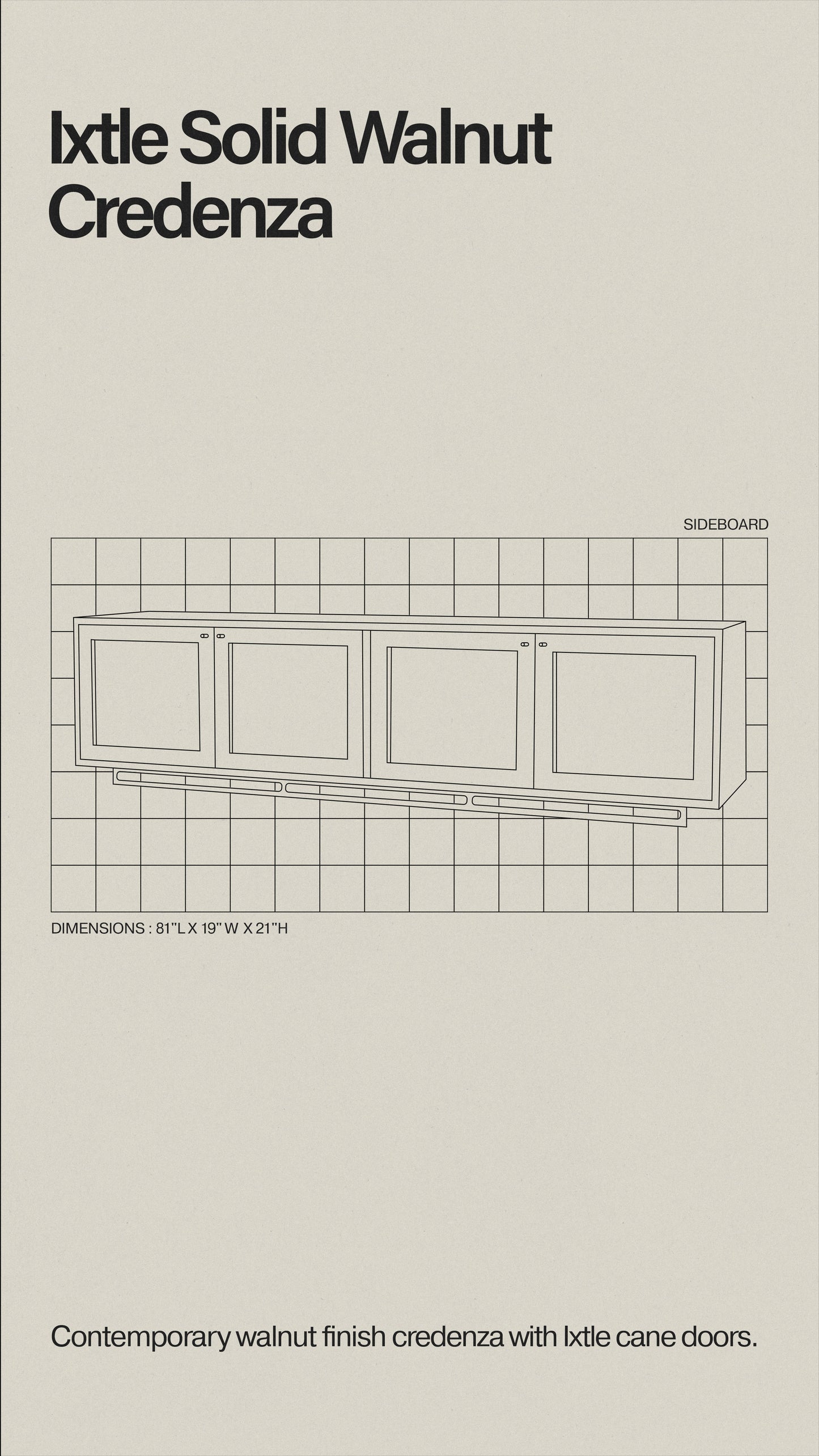 Credenza Ixtle