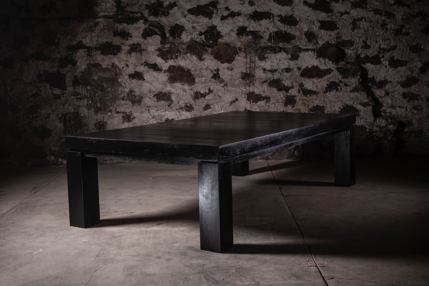 Mesa de comedor/ping pong y bancos de teca negra