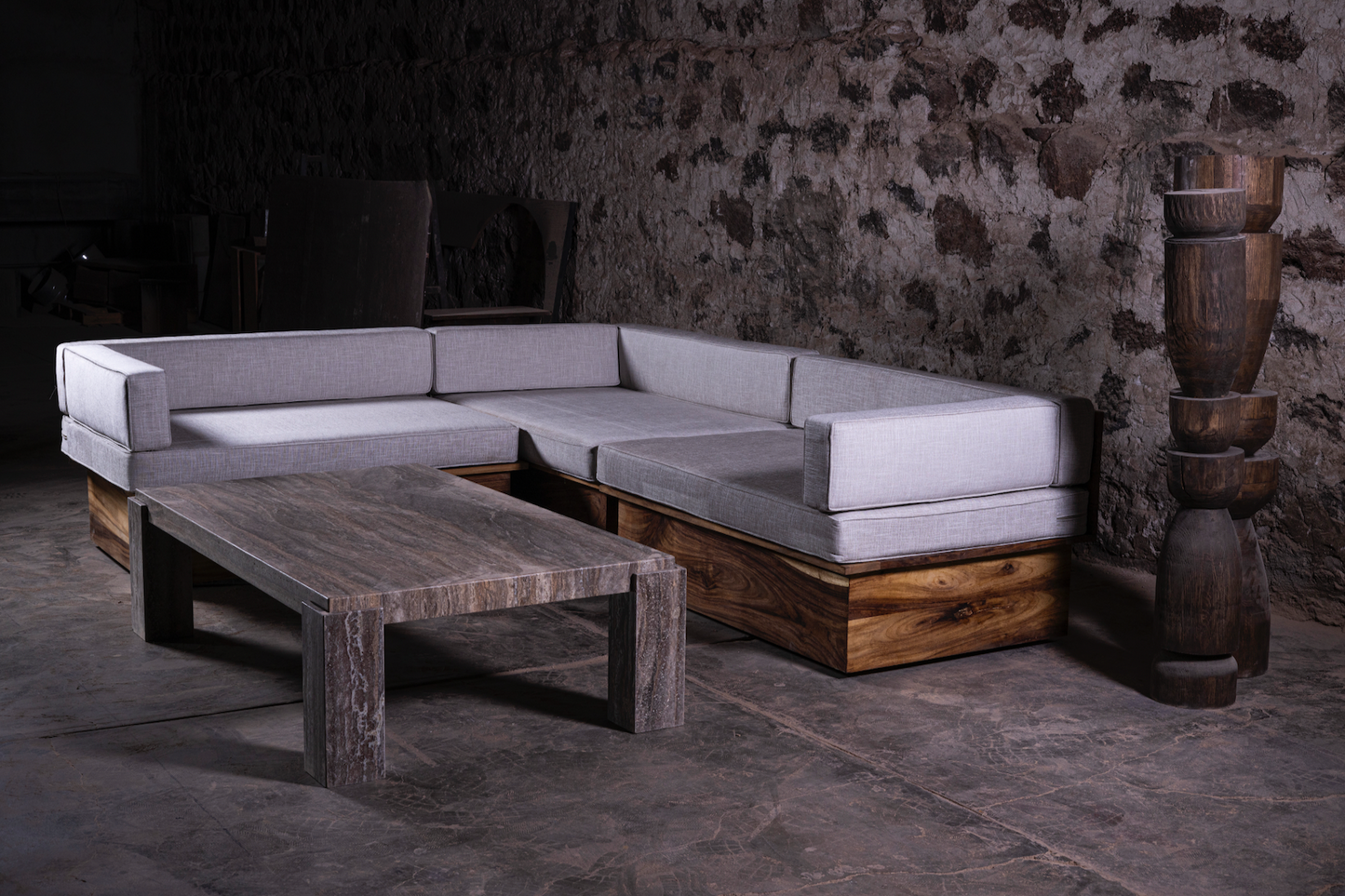 Parota L-Sectional Sofa
