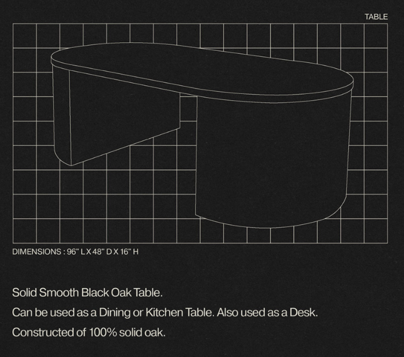 Encino Negro Dining Table