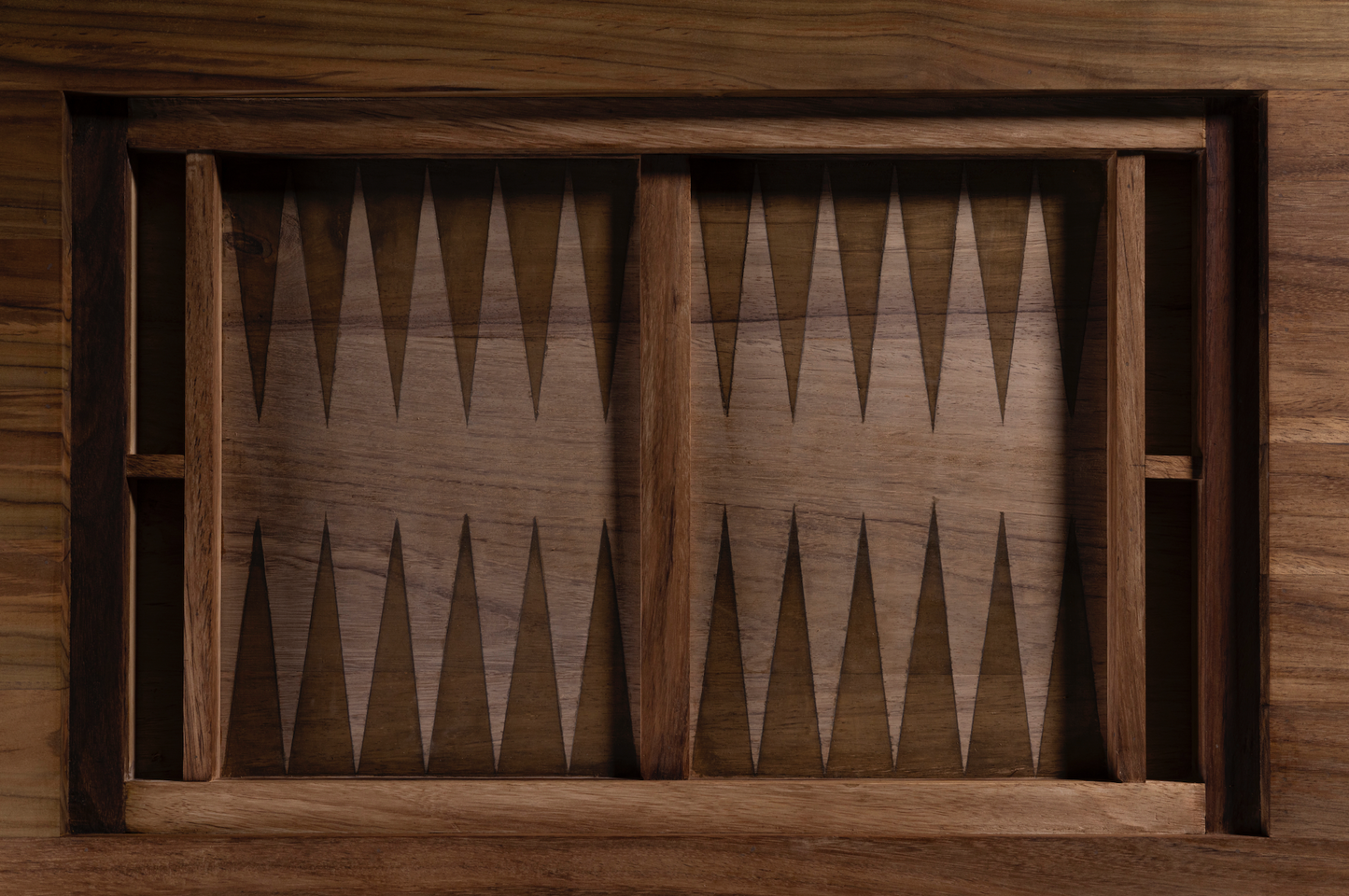 Solid Parota Backgammon Table