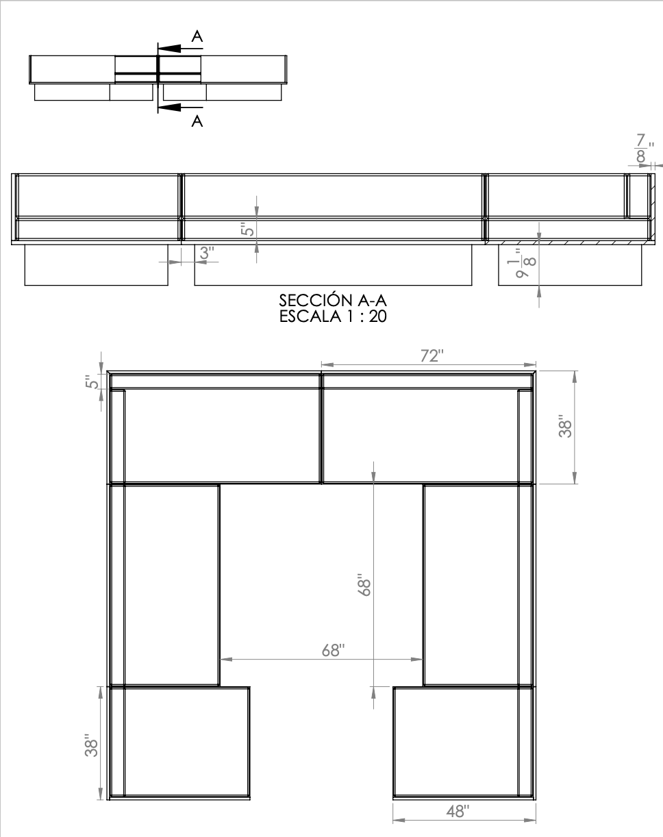 Parota Exterior U-shaped Sectional Sofa