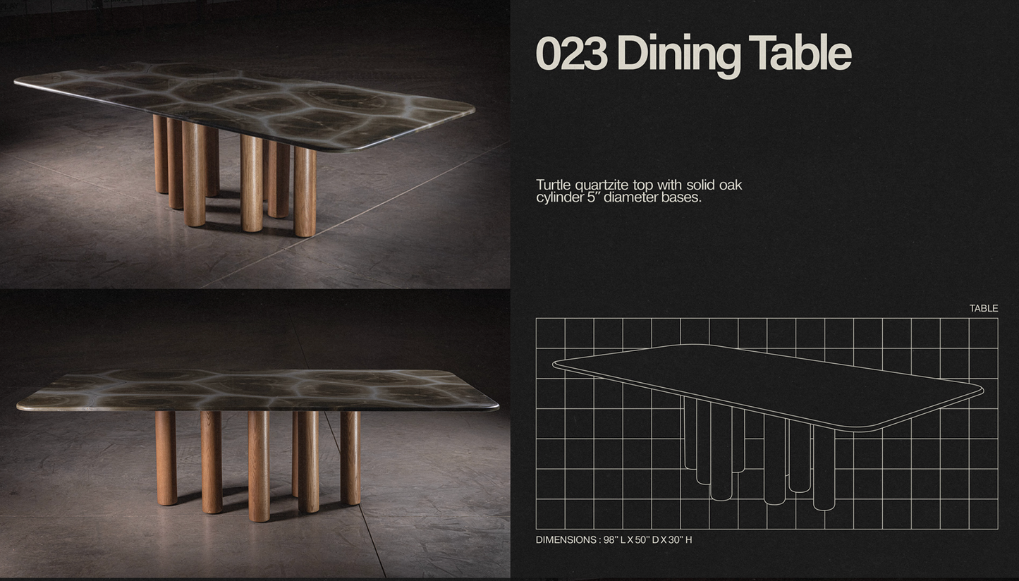 023 Stone Dining Table
