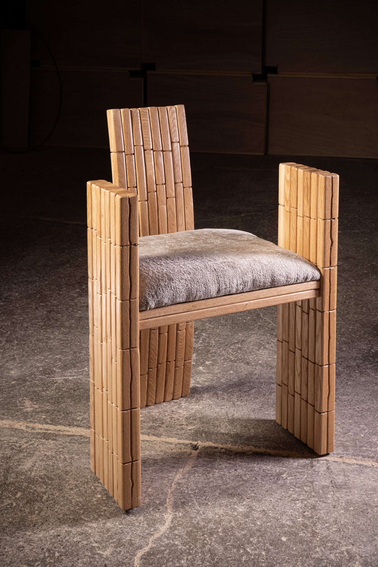 Mr. B Natural Oak Armchair