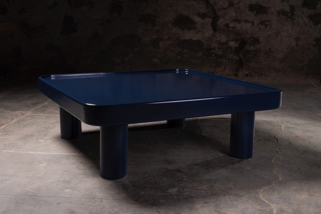 017 Navy Lacquer Coffee Table