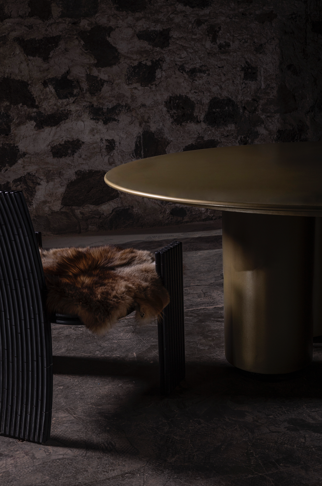 014 Steel Dining Table