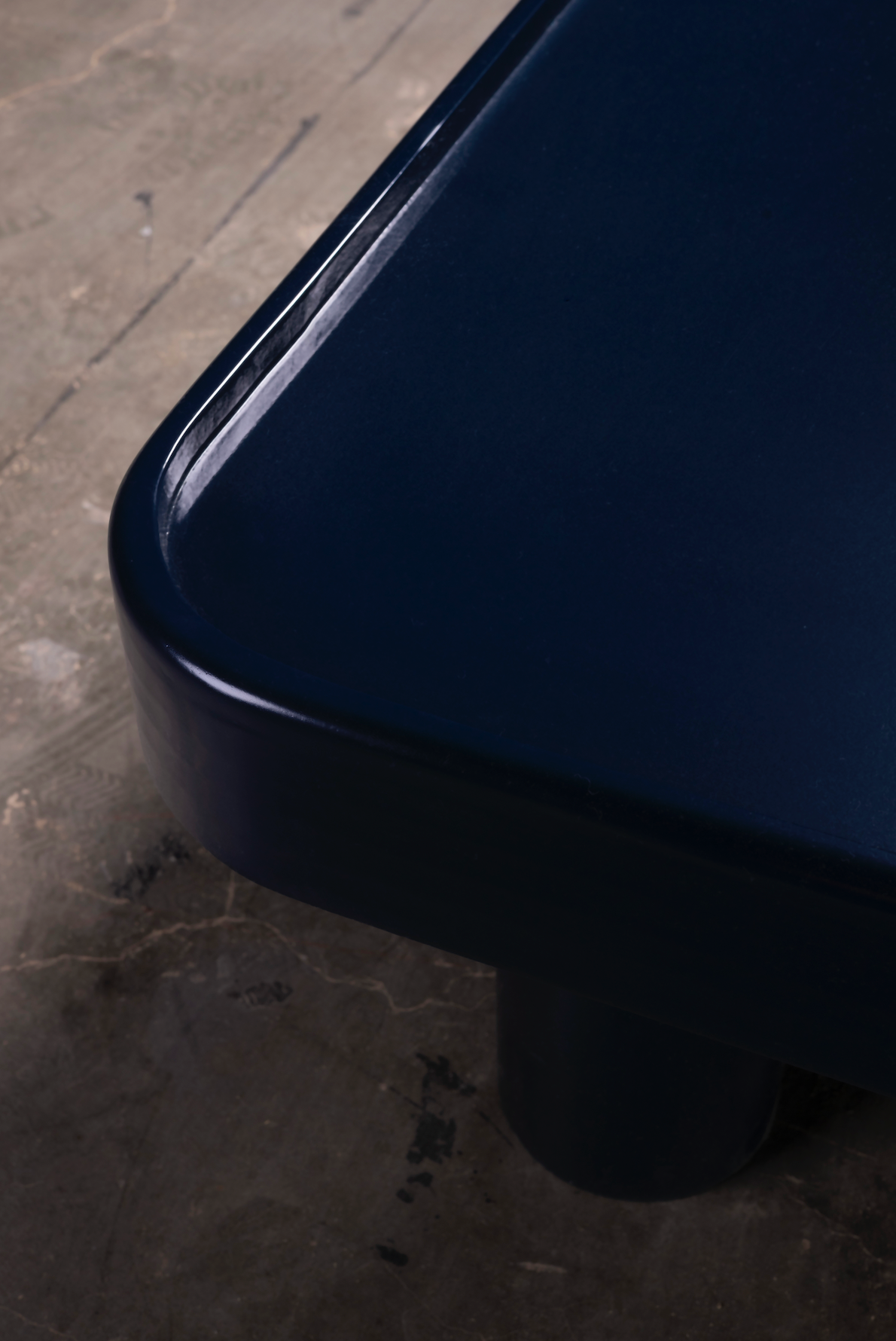 017 Navy Lacquer Coffee Table