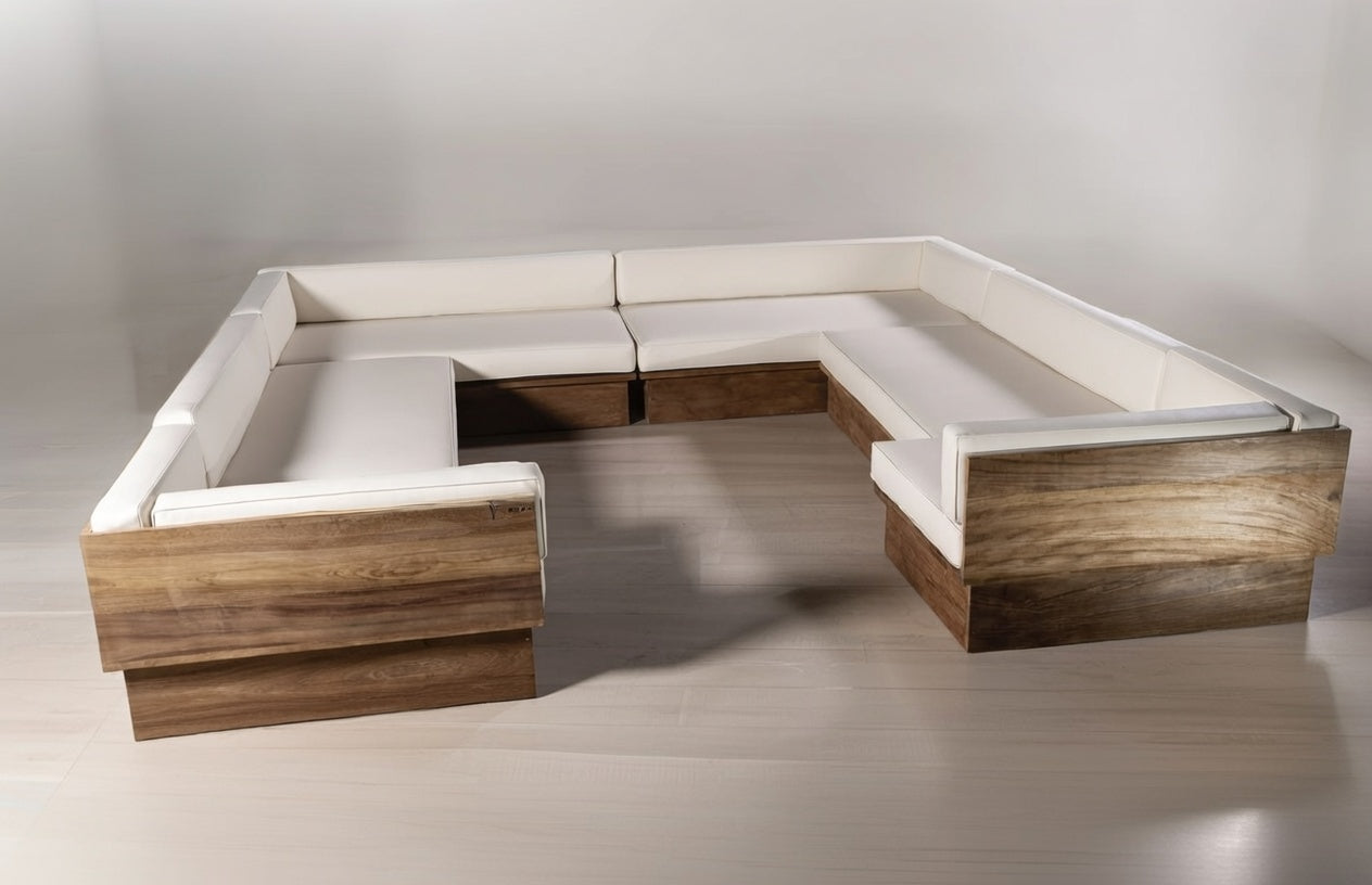 Parota Exterior U-shaped Sectional Sofa