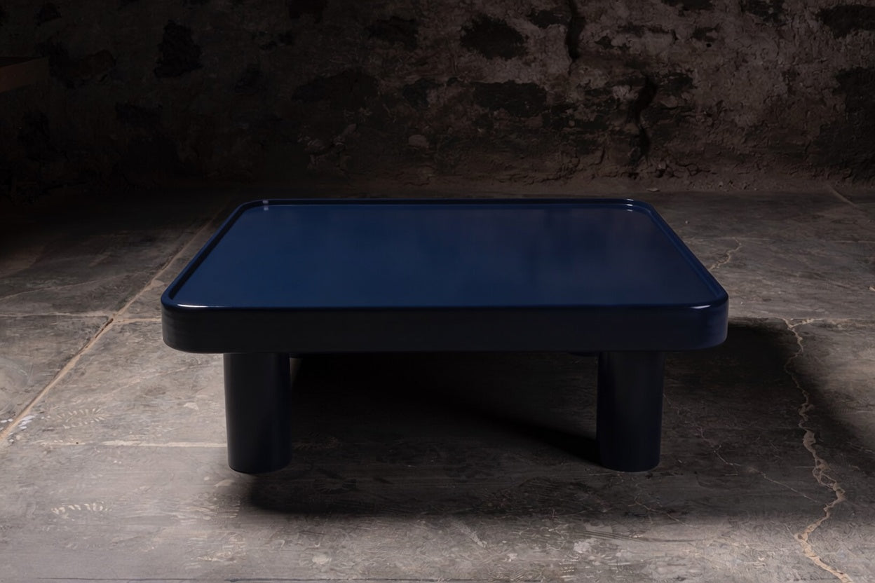 017 Navy Lacquer Coffee Table