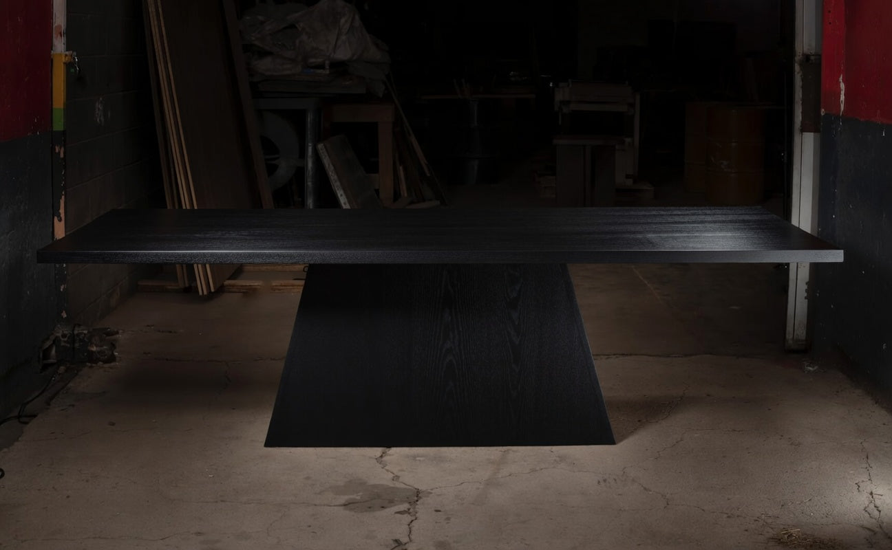 Brutal Natural Red Oak Dining Table