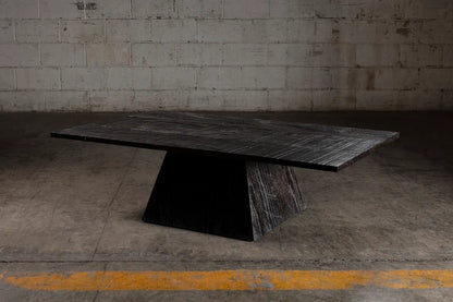 Brutal Single Pedestal Coffee Table