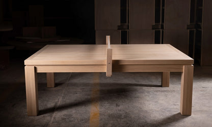 Mesa de ping pong de roble negro